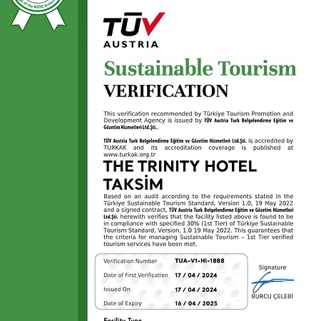 מלון The Trinity Taksim - Special Category 4*